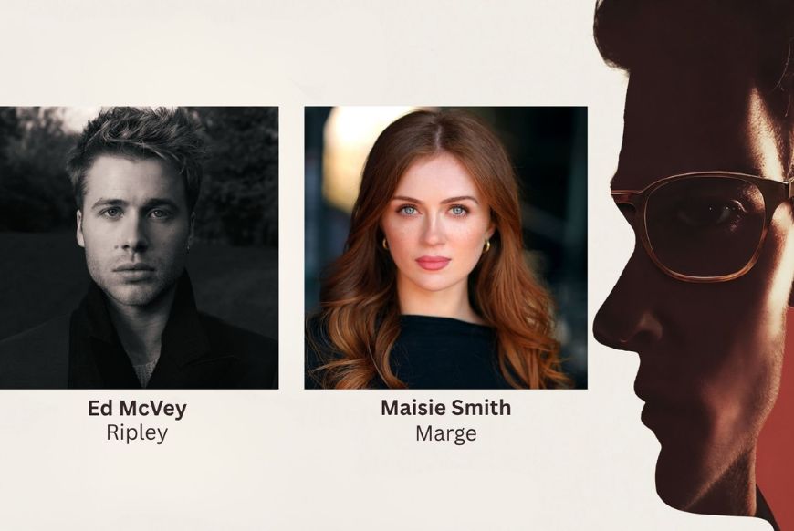 Photos of actors, Ed McVey and Maisie Smith